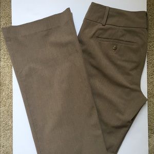 LOFT Tan Marisa Fit Trousers